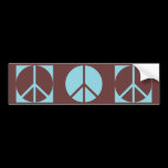 3 Wars - 3 Peace Signs. bumper stickers