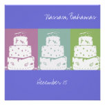 3 Wedding Cakes Invites