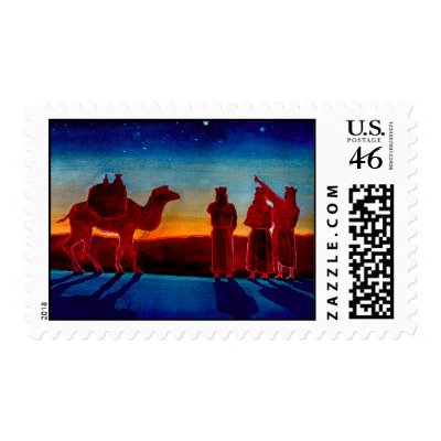 3 Wise Men Postage Stamps by shvaew