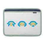 3 Wise Monkeys Macbook Sleeves