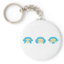 3 Wise Monkeys Keychains