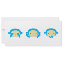 3 Wise Monkeys Custom Rack Cards