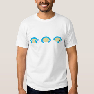 3 monkeys t shirt