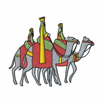 3 Wisemen Embroidered Shirt by ZazzleEmbroidery