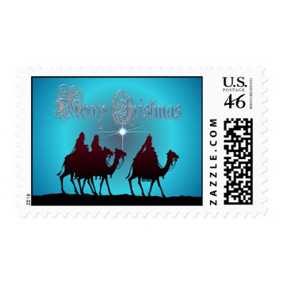 3 Wisemen & Star By Sharon Sharpe Postage