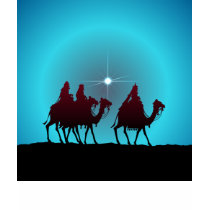 3 WISEMEN & STAR by SHARON SHARPE t-shirts