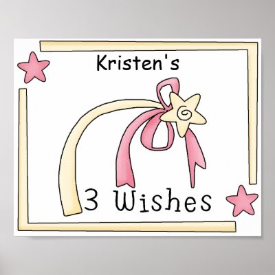 3 Wishes Poster by Lilleaf