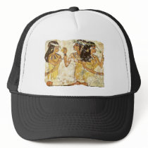 3 women mesh hats