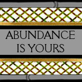 3 word quote-Abundance is yours-fridge magnet magnet