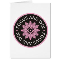 3 Word Quotes ~Focus And Win ~motivational Cards