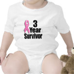 3 Year Breast Cancer Survivor Romper