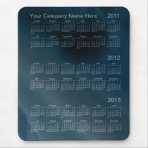 3 Year Business Calendar 2011-2013 Mousepads