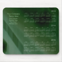 3 Year Business Calendar 2013-2015 Mouse Pad