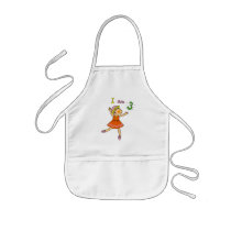 3 year old ballerina apron
