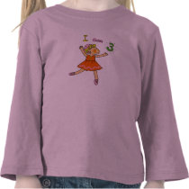 3 year old ballerina t-shirts