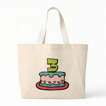 3 Year Old Birthday Cake bags by Birthday_Bash 3 Year Old Birthday Cake bags