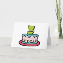 Year Old Birthday Cake cards by Birthday_Bash
