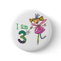 3 year old princess fairy buttons