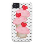 3 Yummy Cupcakes iPhone 4 Case