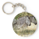 3 Zebra key chain