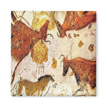 3c   Ancient Lascaux Bulls magnets