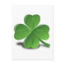 3D 4 Leaf Clover Post Cards
