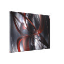 3D Abstract red Gallery Wrap Canvas