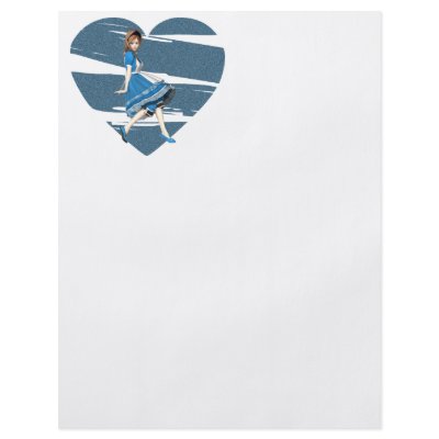 3D Alice & Blue Heart Flyer by MadHatters