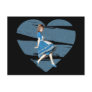 3D Alice & Blue Heart Postcards