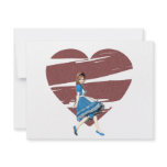3D Alice & Red Heart Personalized Announcement
