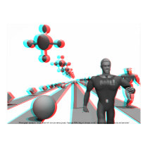 3D Anaglyph: Spaceport posters
