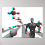 3D Anaglyph: Spaceport Print