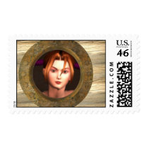 3D anime manga character Stamps