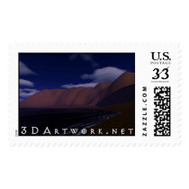 3D Artwork Calm Shore postage