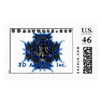 3D Artwork, Inc. White Postage