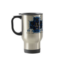 3D Artwork Logo Coffee Mug