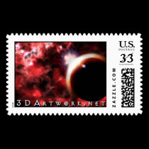 3D Artwork Nebula's Fire postage