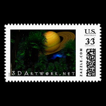 3D Artwork Tropical Bliss postage