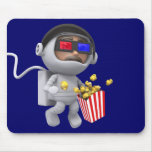 3d Astronaut Movie (Any Color U Like!) Mouse Pad