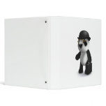 3d Baby Panda Business bear Binders