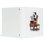 3d Baby Panda Chair 3 Ring Binders