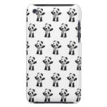 3d Baby Panda Cheers (Editable BG Color!) Ipod Touch Cases