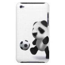 3d Baby Panda Football Barely There iPod Case