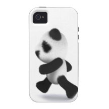 3d Baby Panda Jogger Vibe iPhone 4 Cases