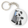 3d Baby Panda Mobile Phone Key Chain