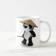 3d Baby Panda Oriental Mug