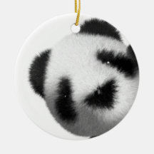 3d Baby Panda Peeps Christmas Ornament