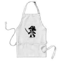 3d Baby Panda Pirate Aprons