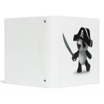 3d Baby Panda Pirate Binder