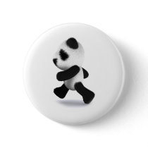 3d Baby Panda Running Pins